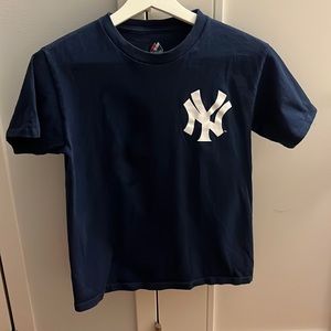 New York Yankee Ichiro navy shirt, youth medium